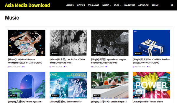 Asia Media Download 音楽MP3ダウンロード