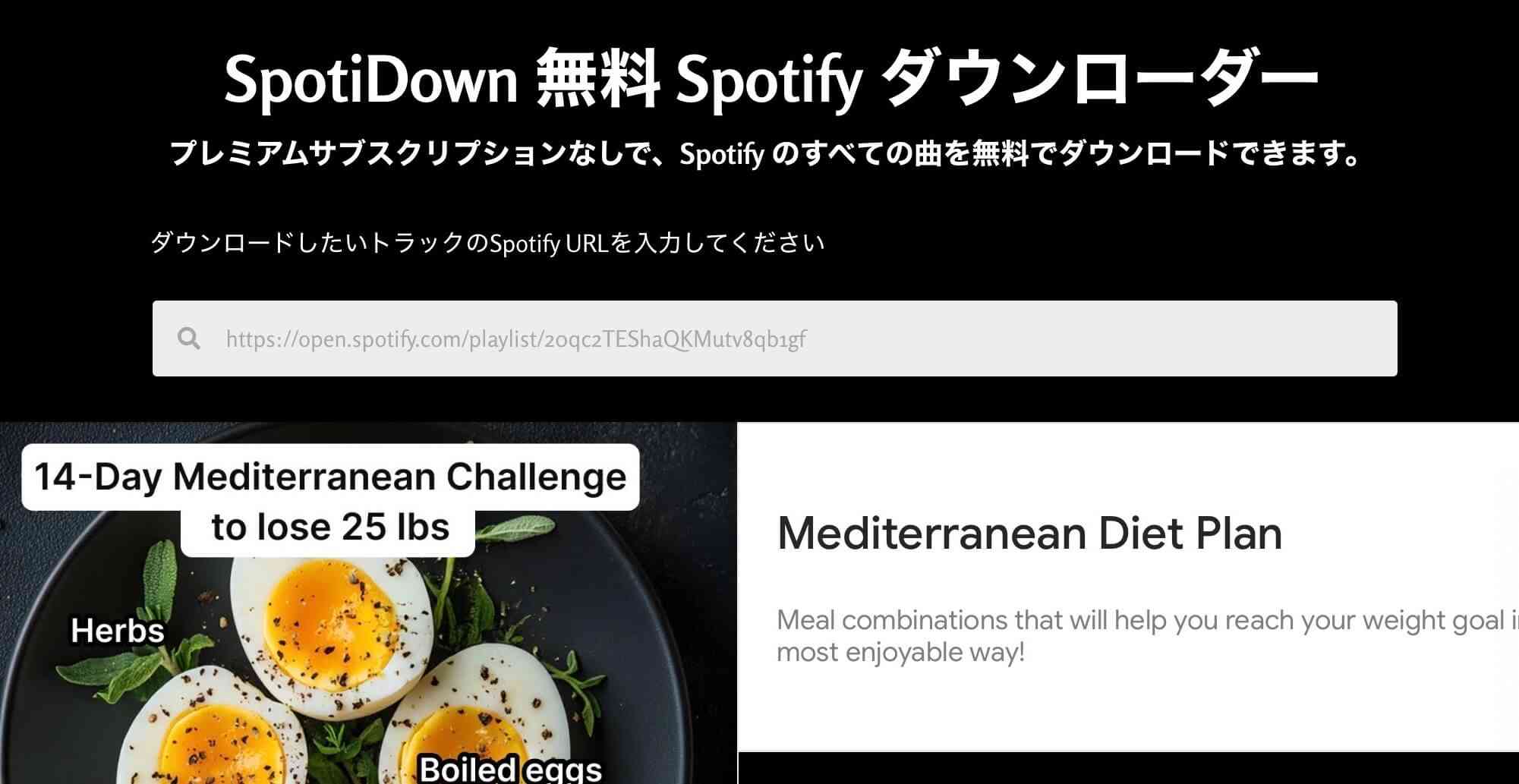 SpotiDownの公式サイト