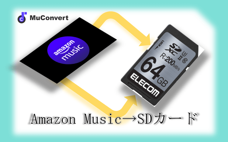 Amazon MusicをSDカードに保存する